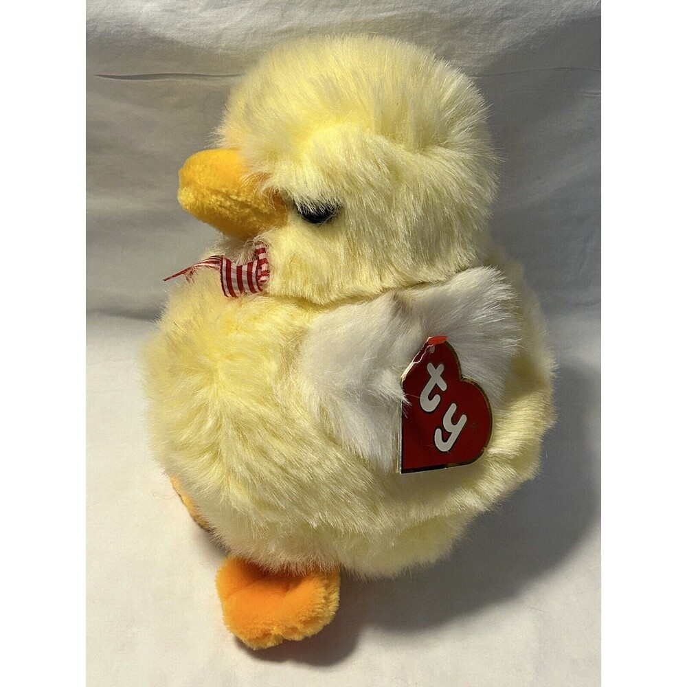 VTG 1991 Ty Large Plush PEEPERS Baby Chick #8015 2nd Generation Tag W Squeaker